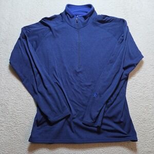 Vintage Patagonia R Regulator Polartec 1/4 Zip Pullover Mens XL Blue USA
